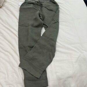 NEW parachute green linen pants